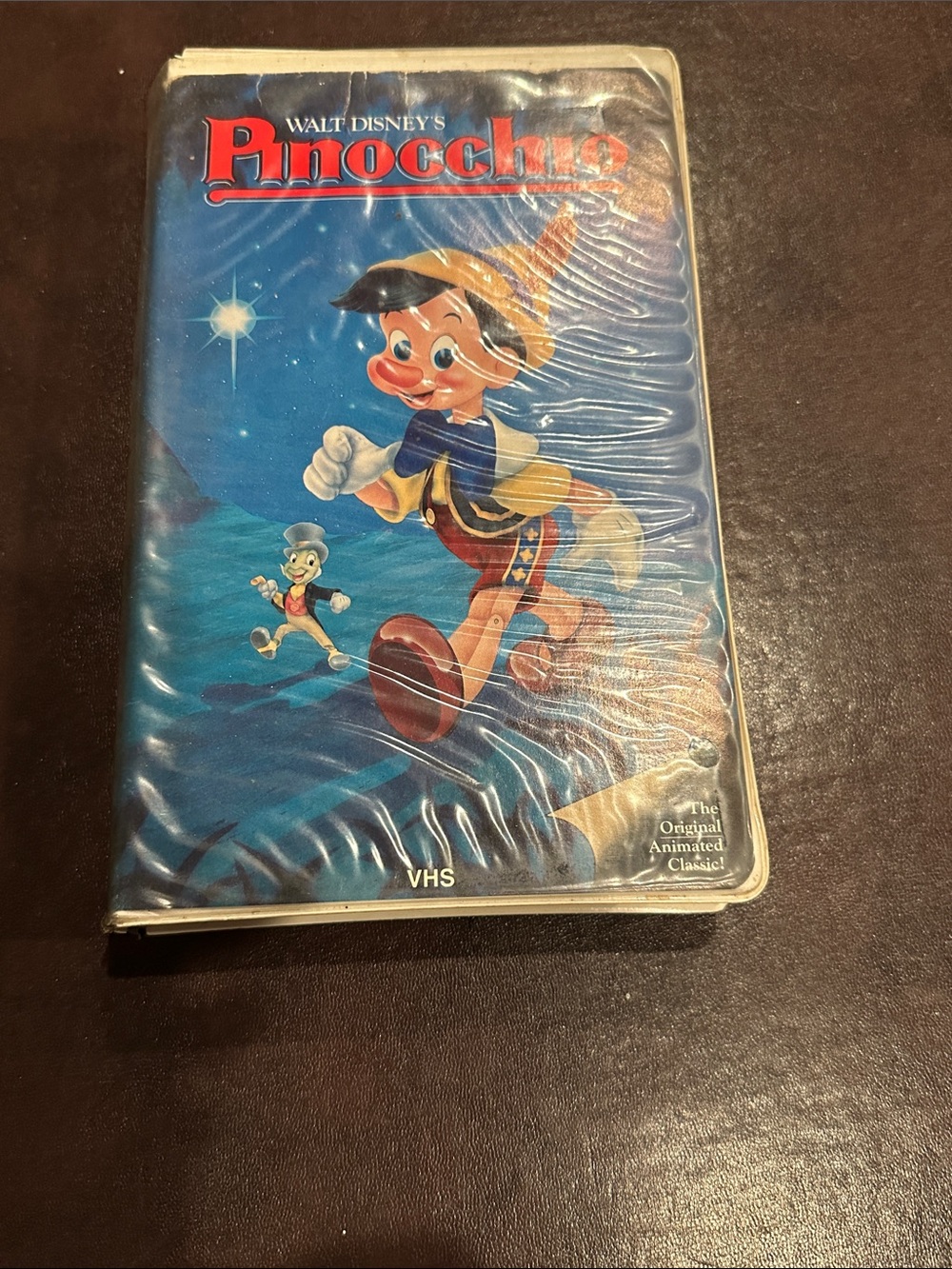 Walt Disney's Pinocchio VHS - Blue Cover